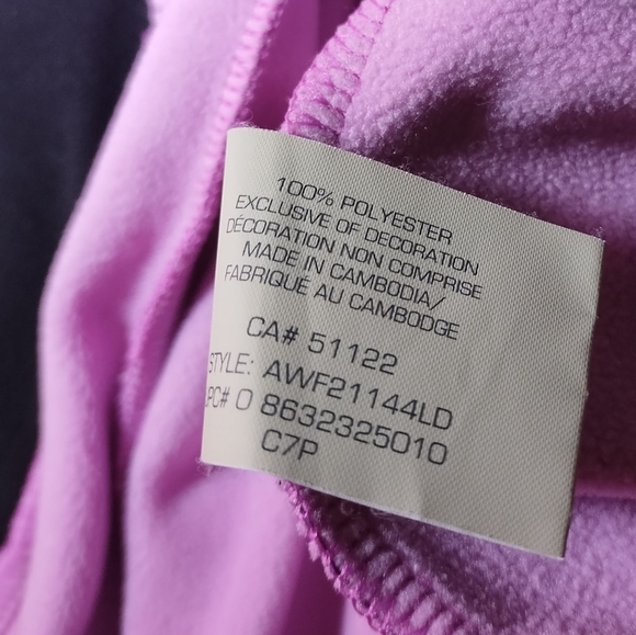 Athletic Works Pink Zip Up Hoody Sweater Size XL - Picture 7 of 10